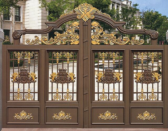 鋁藝大門(mén)是選擇焊接款式還是拼裝款式(圖1) 鋁藝大門(mén)是選擇焊接款式還是拼裝款式(圖1)