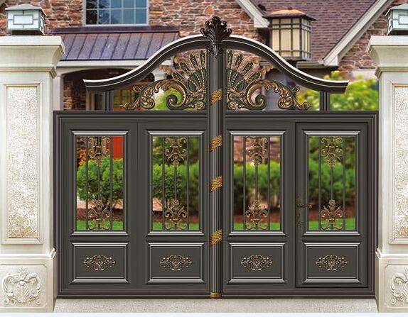 鋁藝小區(qū)大門定制(圖1) 鋁藝小區(qū)大門定制(圖1)